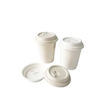 sugarcane bagasse lid for coffee cup 80mm