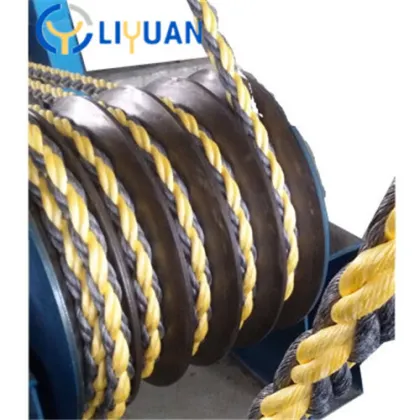 High quality black yellow  tiger rope