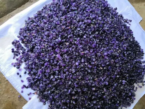 Super purple amethyst small block