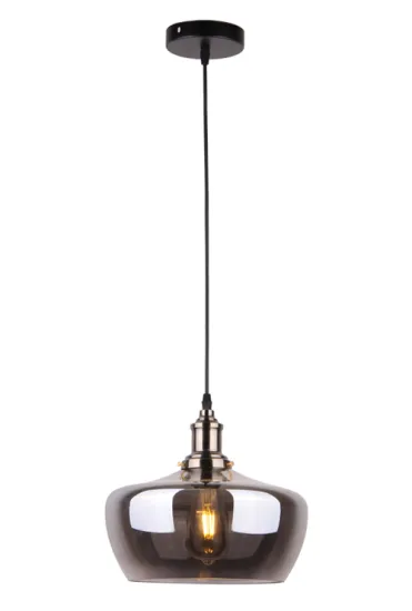 Modern chandelier bulb shaped glass pendant hanging light