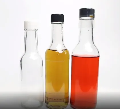 180ml 6oz woozy glass hot chili sauce bottle