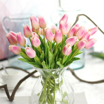 YAYUN CH1022 Wholesale: 100 MOQ Single Mini Real Touch Latex Tulip Artificial Flowers