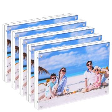 4x6 Inches Acrylic Photo Frame - Clear Plastic Picture Frame for Photos