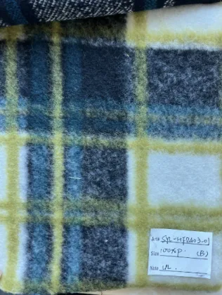 Plaid Flannel Fabric Tweed Wool Fabric