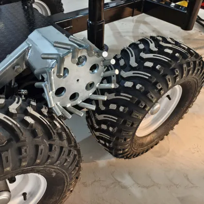 Hydraulic ATV Farm Tractor Log Trailer for Forestry Machinery