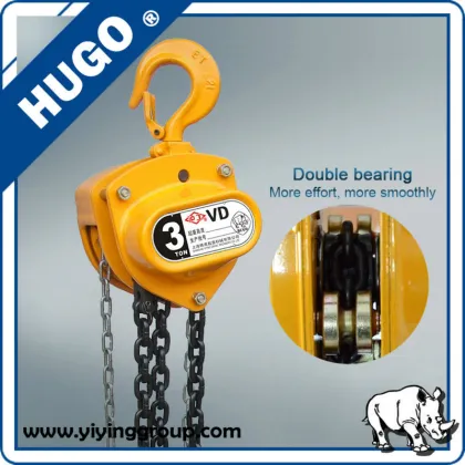 Hand manual Chain winches with pulley trolley
