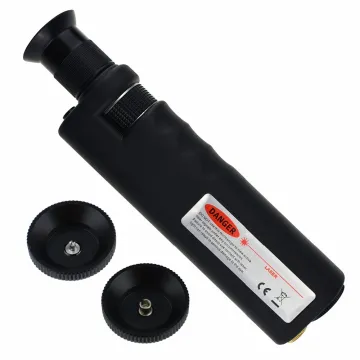 200X-400X Optical Fiber Microscope: FC SC ST LC Optic Fiber Inspection