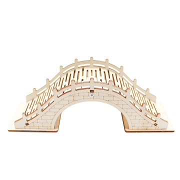 DIY Wooden Science Teaching Aids: Construct Your Own Arch Bridge Model for Physics & STEM Experiments