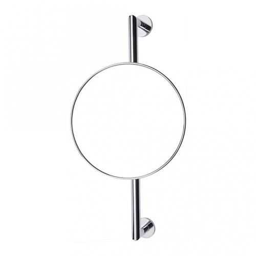 Adjustable wall makeup mirror