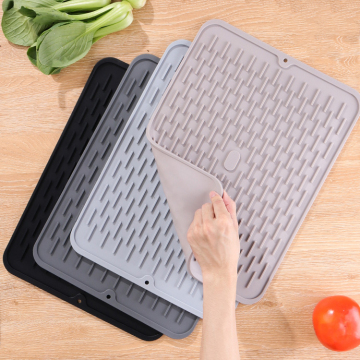 Non-Slip Heat Resistant Silicone Drying Placemats for Kitchen Counters