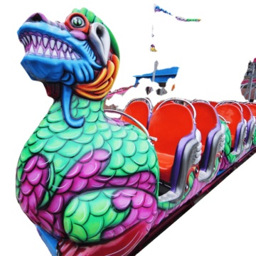 Family Backyard Sliding Dragon Mini Roller Coaster