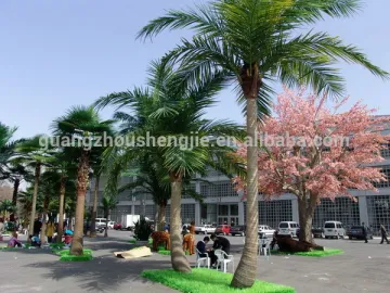 SJH1491119 garden decoration plastic trees artificial coconut palm tree fake coconut tree