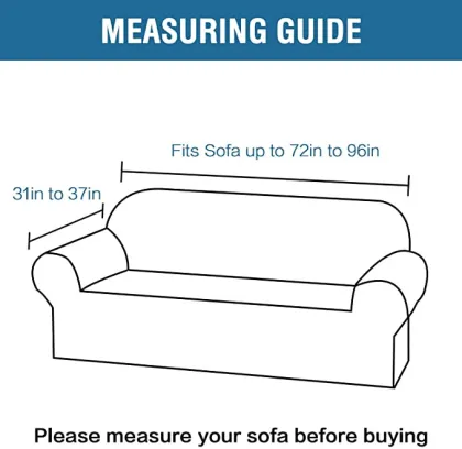 Thick Comfy Rich Velour Cushion Couch Sofa Slipcovers