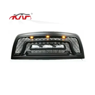 black FRONT BUMPER CENTRE GRILL HONEYCOMB Front bumper grille Assembly mesh grill For 2010-2018 2500 3500 DODGE RAM