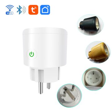 BSD34 Tooya EU Tuya WiFi Mesh Energy Monitor Smart Socket Plug for ESP32 Firmware Reset