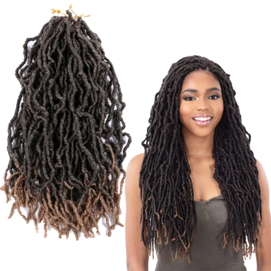 Soft Dread Crochet Hair Goddess Faux Locs Crochet Hair Distressed Crochet Faux Locs for Black Women Synthetic Hair Extensions