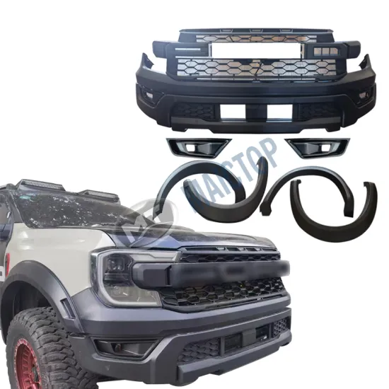 MAICTOP Car Accessories Facelift Front Bumper Bodykit for Ranger Raptor T6/T7/T8 2012-2020 Upgrade to T9 2023 Body Kit