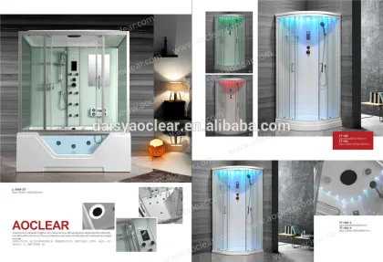 Simple shower cabin, shower room, shower enclosure, steam room, shower screen