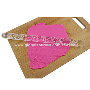 Food Grade Fondant Cake Lip Shape Acrylic Rolling Pin
