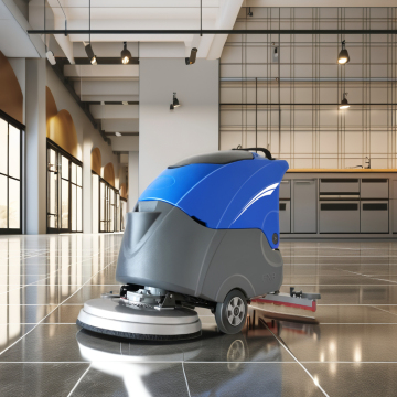 Ride-On Tile Scrubber and Dryer with Lithium Battery for Sale