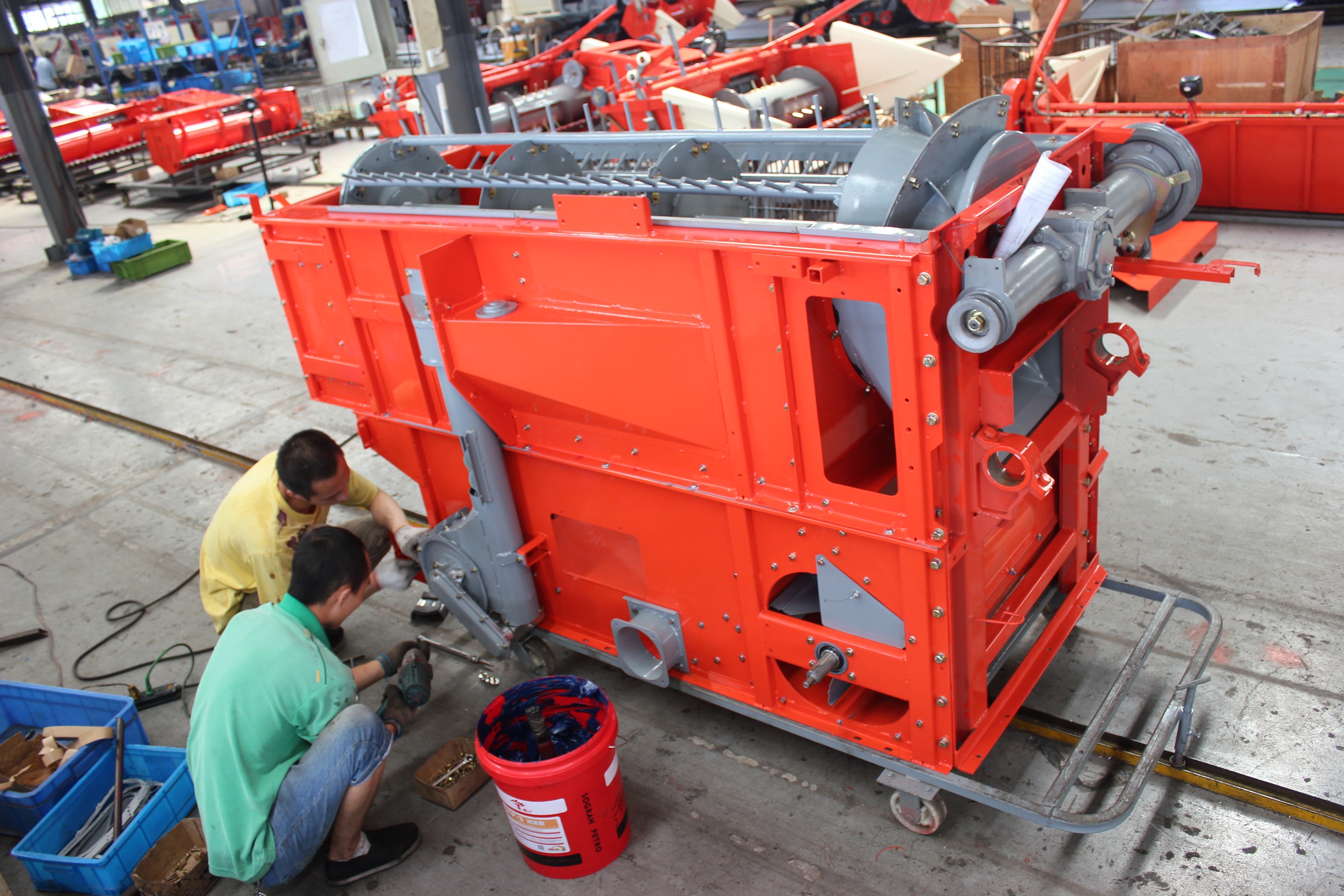 Wheat Harvester For Paddy Field