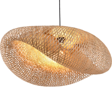 Chinese Bamboo Art Chandelier Restaurant with Japanese Tea Room and Hot Pot