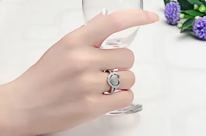 Wholesale China ring indian garnet gemstone ring