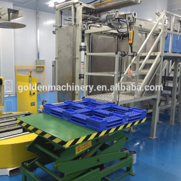 เครื่องบรรจุ Palletizer และ Stacker Line ที่ว่างเปล่า