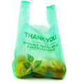 Price Promotional Recycled Shopping Bag T-Shirt HDPE Nonwoven Market Plastic Bag for Vegetable Market
