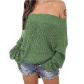 Women's Off Shoulder Sweater Batwing