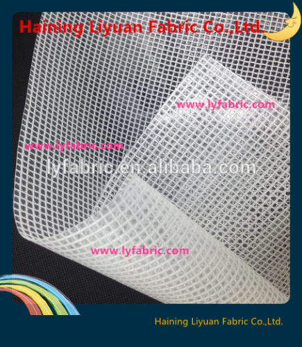 300gsm PVC transparent mesh tarpaulin rolls