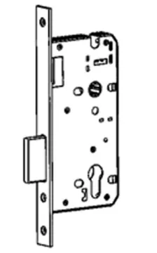 Dead bolt  mortise lock