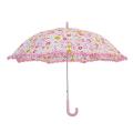 Ruffle Lace Reflective Kids Safety Open Umbrella