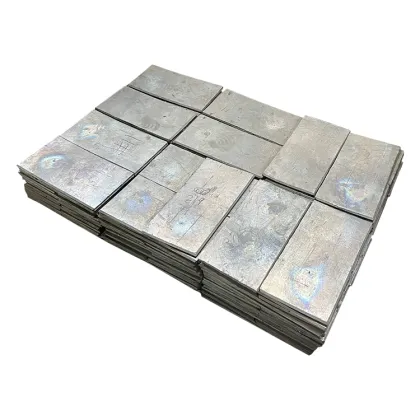 High Purity PbSb2 PbSb4 Lead Antimony Alloy Ingots (Pb 95.5%, Sb 2.5%)