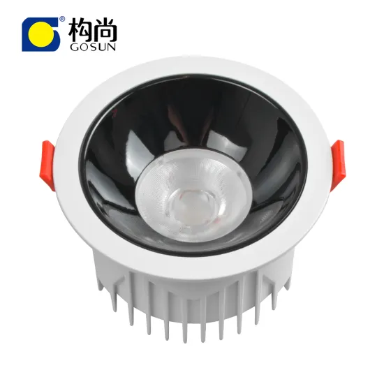 High Output Dimmable LED COB Downlight 10W-50W Anti-Glare Recessed Fixed