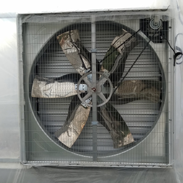 380V Exhaust Fan Blower for Grain Seeds with Damper