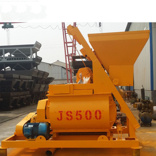 JS500 Twin Shaft Concrete Mixer Machine Prix