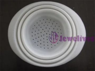 Fashion Collapsible Silicone Pasta Baskets, Noodle Strainer 