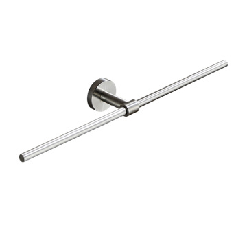 Wholesale Simple Style 304 Stainless Steel Double Bath Towel Bar Rack