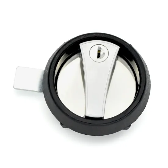 Zinc Alloy Rotundity Three-point Locking Cabinet Door Lock