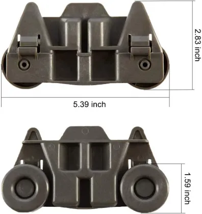 Whirlpool Dishwasher Rack Wheel Dishwasher lower Wheel Assembly Dishwasher Dishrack Roller W10195416