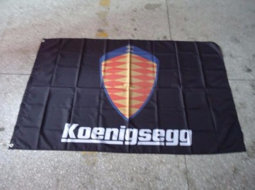 koenigsegg flag koenigsegg black banner 90*150CM 100% polyster