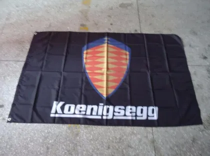 koenigsegg flag koenigsegg black banner 90*150CM 100% polyster