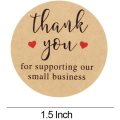 roll thank you sticker label