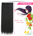 Alileader Best colorato per capelli long dritti liscio Spesso 5 clip estensione sintetica clip in