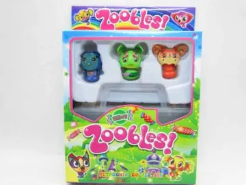 3PCS 3.2CM ZOOBLES WITH ZOOBLES  BOX