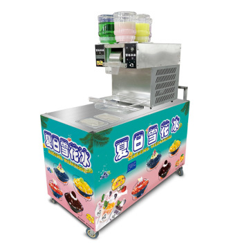 750W Handelsmilch rasierte Eismaschine mit 5 Barrel