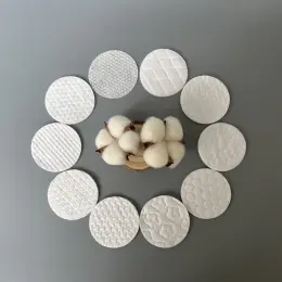 Textured cotton rounds for face