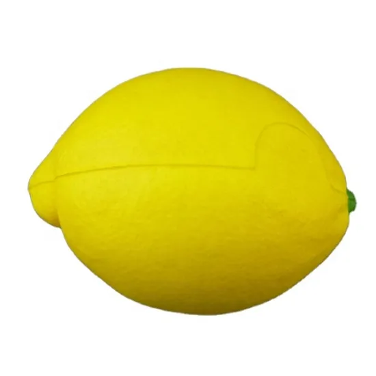 Promotional Anti-Stress Toy: Logo Printed PU Foam Lemon Antistress Toy