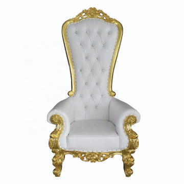 Wholesale Modern Wooden White King Throne Chairs for Weddings, Parties, and Events